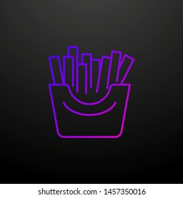 French fries nolan icon. Elements of food and drink set. Simple icon for websites, web design, mobile app, info graphics