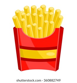 French Fries Pack Stock Vector (Royalty Free) 360882749 | Shutterstock