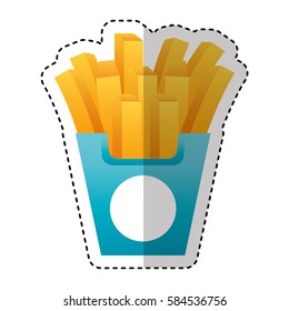 french fries potato icon