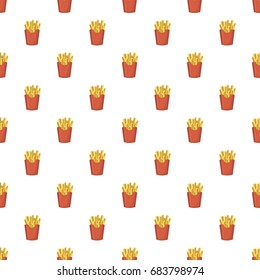 French fries potato pattern