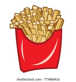 french fries salt