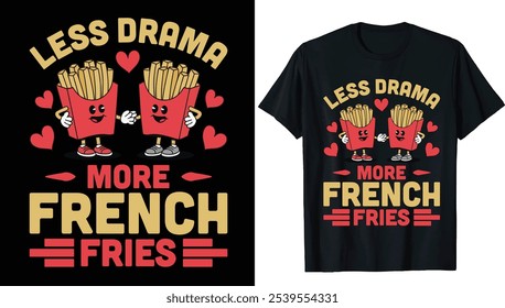 Camisa de batatas fritas, Engraçado francês fritas T-shirt, francês mulheres homens camisa, batatas fritas, dedo fritas, Curly, Shoestring fritas gráfico, francês camisa para meninos, fast food amante	