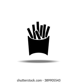 French Fries Single Icon