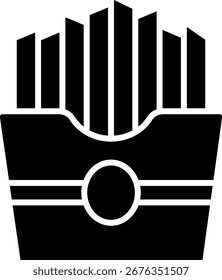 French Fries in Takeout Container Icon