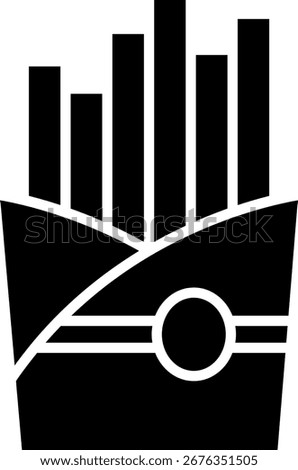 French Fries in a Takeout Container Icon