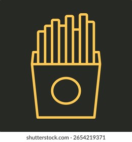 French Fries trendy applicable important vector Illustration design magnificent colorful background.eps