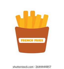 French Fries Vector Flat Design
