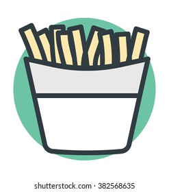 French Fries Vector Icon