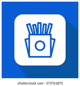 French fries vector icon