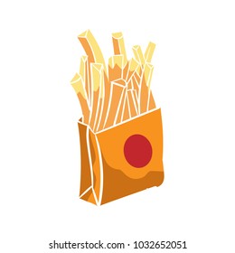 French Fries Vector Illustration