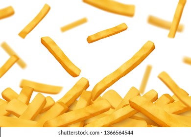 French Fries Vector Illustration.