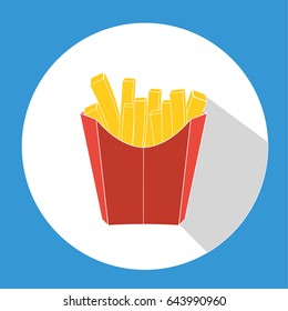 French fries vector illustration