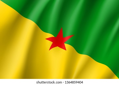 French Guiana National Flag Patriotic Symbol Stock Vector (Royalty Free ...