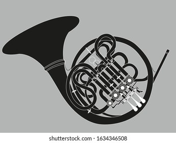 French horn is a brass instrument