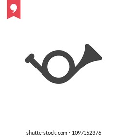 french horn icon