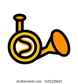 French Horn Music Instrument
