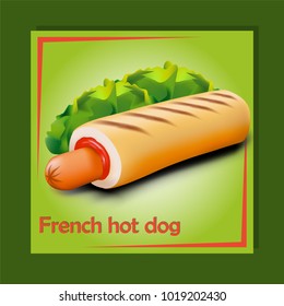 french hot dog, fast food