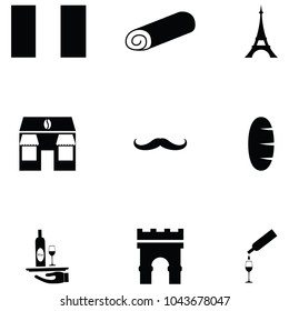 french icon set