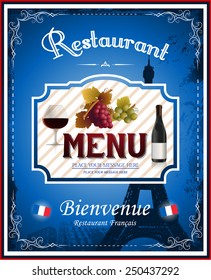 French menu restaurant