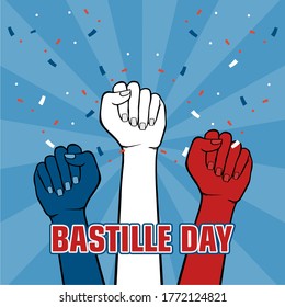 French National Day, Happy Bastille Day celebration background.French National Day, Happy Bastille Day celebration background.