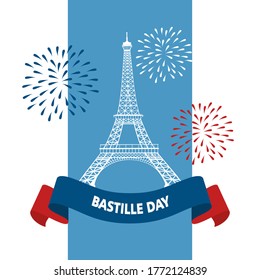 French National Day, Happy Bastille Day celebration background.French National Day, Happy Bastille Day celebration background.