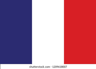 French National Flag 