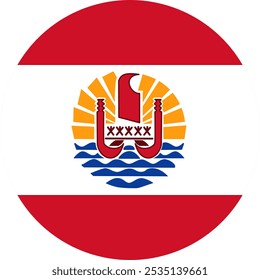Drapeau du cercle de Polynésie française, Drapeau du cercle de Polynésie française, Images vectorielles