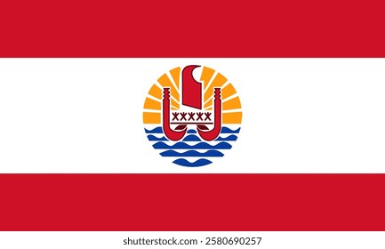 French Polynesia Flag, Flag of French Polynesia