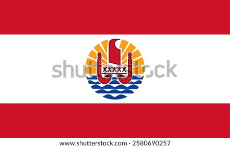 French Polynesia Flag, Flag of French Polynesia