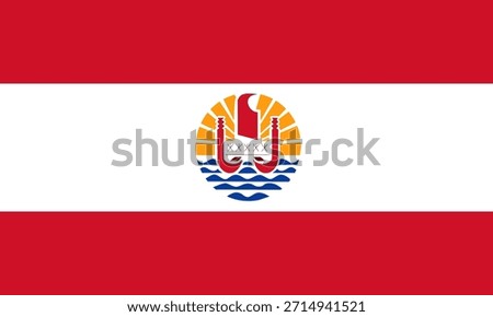 French Polynesia flag icon in high quality used in French Polynesia country