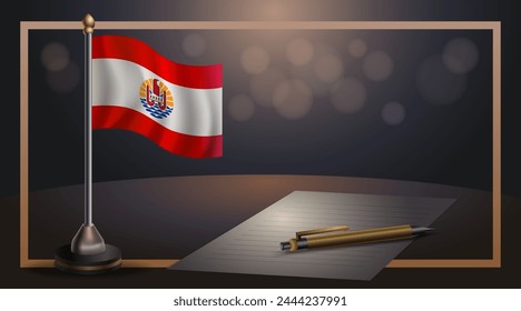 French Polynesia National Day, template banner vector Illustration