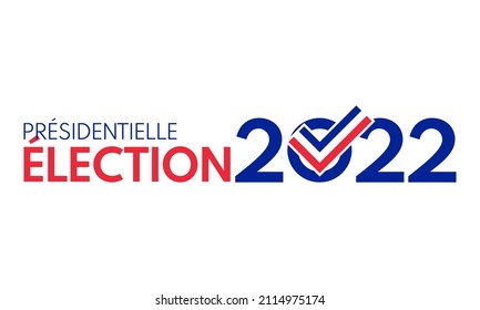 French Presidential Election 2022, Vector Banner Or Social Media Post Template