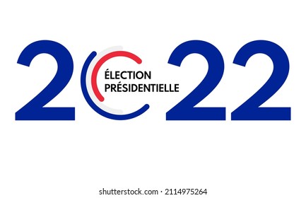 French Presidential Election 2022, Vector Banner Or Social Media Post Template