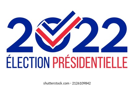 French Presidential Election 2022, Vector Banner Or Social Media Post Template