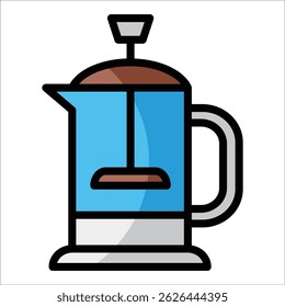 Elemento de icono de Prensa francés para diseño
