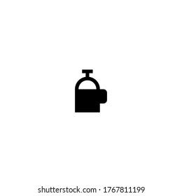 french press logo icon design with simple line art style