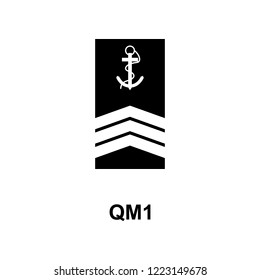 French qm2 military ranks and insignia glyph icon