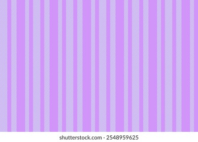 French seamless fabric pattern, proud stripe background texture. Brazil vertical lines textile vector in violet and light colors palette.