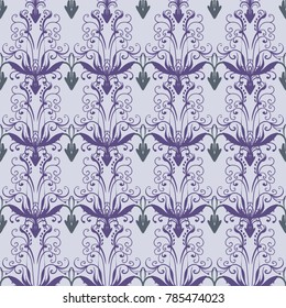 French seamless patterns in country style.