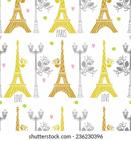 French street in Paris, pattern