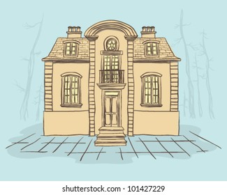 French style house