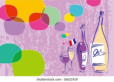 french Style red Wine