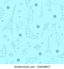 French symbols pattern