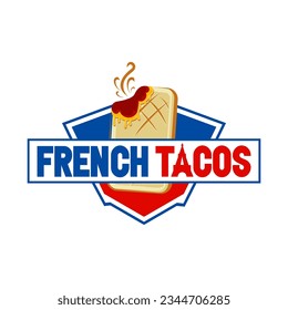 inspiración de diseño del logotipo de tacos franceses	