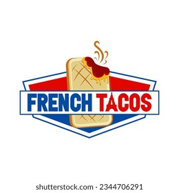 inspiración de diseño del logotipo de tacos franceses	