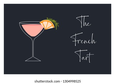 The French Tart - Grapefruit and Rosemary Cocktail