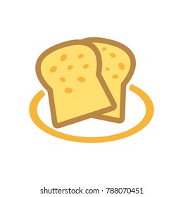 french toast bread - food icon