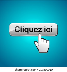 French translation for click here web button