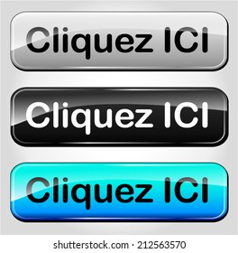 French translation for set of click here web button