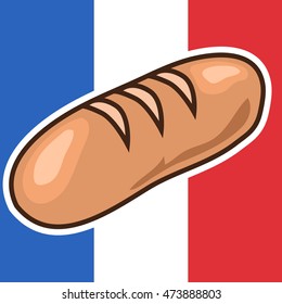 French unique object. Bread